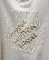 中古・古着 LOUIS VUITTON (ルイ ヴィトン) Pearl Bead Embroidered Logo T-Shirt/パールビーズエンブロイダリーロゴTシャツ/HQY71W ホワイト サイズ:M：120000円
