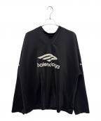 BALENCIAGAバレンシアガ）の古着「3b Sports Icon Ski ロングスリーブ Tシャツ」｜ブラック