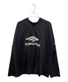 BALENCIAGA（バレンシアガ）の古着「3b Sports Icon Ski ロングスリーブ Tシャツ」｜ブラック