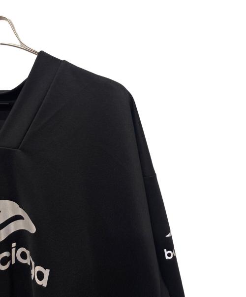 BALENCIAGA（バレンシアガ）BALENCIAGA (バレンシアガ) 3b Sports Icon Ski ロングスリーブ Tシャツ ブラック サイズ:XXSの古着・服飾アイテム