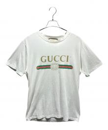 GUCCI（グッチ）の古着「オーバーサイズロゴTシャツ」｜ホワイト