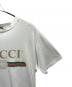 GUCCI (グッチ) オーバーサイズロゴTシャツ ホワイト サイズ:XS：25000円