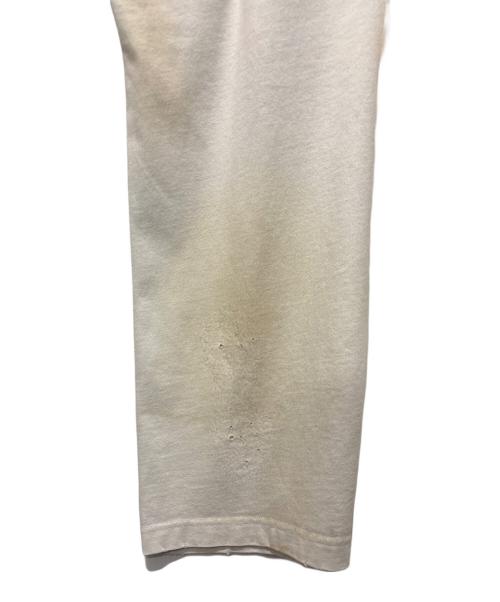 BALENCIAGA（バレンシアガ）BALENCIAGA (バレンシアガ) クラッシュダスト加工ワッペンTシャツ ホワイト サイズ:Ｌの古着・服飾アイテム