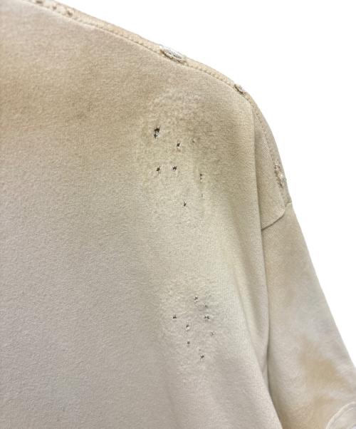 BALENCIAGA（バレンシアガ）BALENCIAGA (バレンシアガ) クラッシュダスト加工ワッペンTシャツ ホワイト サイズ:Ｌの古着・服飾アイテム