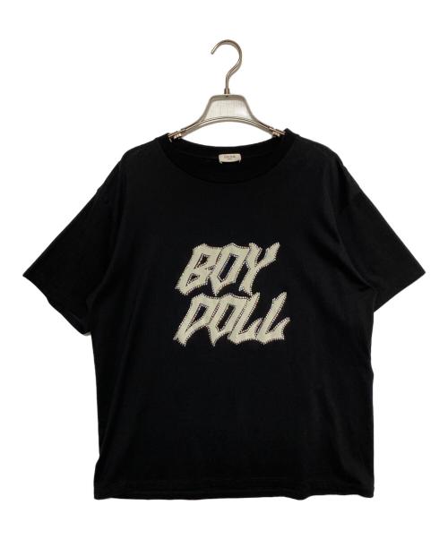 CELINE（セリーヌ）CELINE (セリーヌ) BOY DOLL T-Shirt ブラック サイズ:Lの古着・服飾アイテム