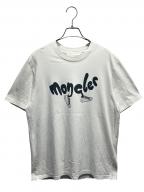 MONCLERモンクレール）の古着「ロゴTシャツ/J10918C00013 8390T」｜ホワイト