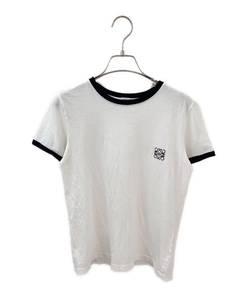 LOEWE（ロエベ）LOEWE (ロエベ) アナグラムロゴTシャツ ホワイト サイズ:XSの古着・服飾アイテム