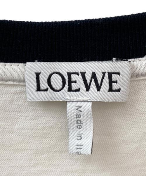LOEWE（ロエベ）LOEWE (ロエベ) アナグラムロゴTシャツ ホワイト サイズ:XSの古着・服飾アイテム