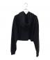 PRADA (プラダ) ウールカシミアクロップトパーカー ブラック サイズ:36：66000円