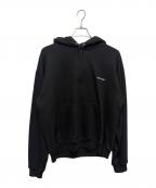 BALENCIAGAバレンシアガ）の古着「ロゴプリントパーカー」｜ブラック