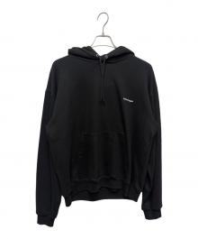 BALENCIAGA（バレンシアガ）の古着「ロゴプリントパーカー」｜ブラック