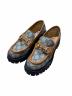 GUCCI（グッチ）の古着「GGスプリームホースビットローファー」｜ベージュ