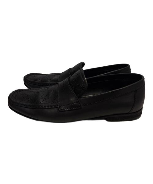 LOUIS VUITTON（ルイ ヴィトン）LOUIS VUITTON (ルイ ヴィトン) スターブロッサム パンチングム ローファー ブラック サイズ:7の古着・服飾アイテム