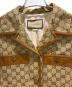 中古・古着 GUCCI (グッチ) GGスープリームキャンバスジャケット ベージュ サイズ:40：250000円