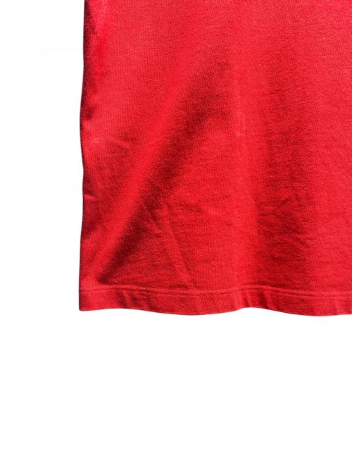 MONCLER（モンクレール）MONCLER (モンクレール) ロゴTシャツ レッド サイズ:XLの古着・服飾アイテム