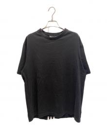 Y-3（ワイスリー）の古着「スリーラインロゴTシャツ」｜ブラック