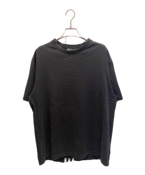 Y-3（ワイスリー）Y-3 (ワイスリー) スリーラインロゴTシャツ ブラック サイズ:Mの古着・服飾アイテム