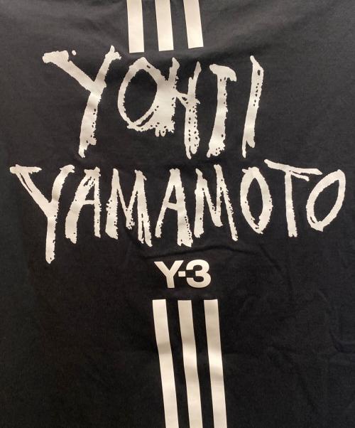 Y-3（ワイスリー）Y-3 (ワイスリー) スリーラインロゴTシャツ ブラック サイズ:Mの古着・服飾アイテム