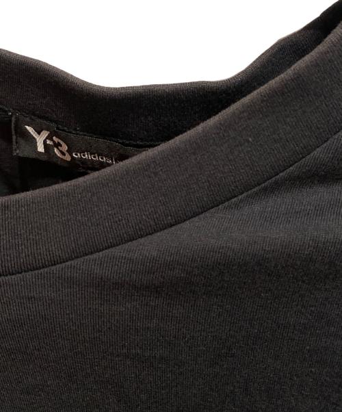Y-3（ワイスリー）Y-3 (ワイスリー) スリーラインロゴTシャツ ブラック サイズ:Mの古着・服飾アイテム