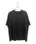 Y-3（ワイスリー）の古着「スリーラインロゴTシャツ」｜ブラック
