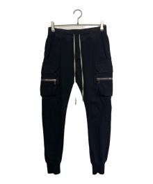 RICK OWENS（リックオウエンス）の古着「MASTODON CARGO PANTS」｜ブラック