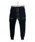 RICK OWENS（リックオウエンス）の古着「MASTODON CARGO PANTS」｜ブラック