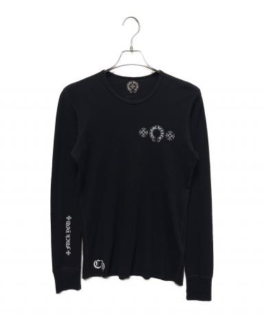 CHROME HEARTS 黒 長袖カットソー　レア　カットソーのみ 中古・古着通販】CHROME HEARTS (クロムハーツ) サーマルカットソー