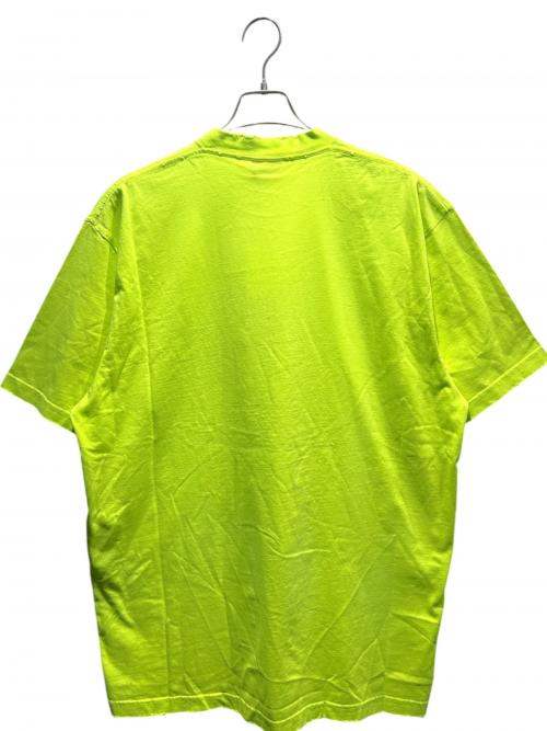 BALENCIAGA（バレンシアガ）BALENCIAGA (バレンシアガ) CAPS ルーズフィットTシャツ/651795 TNVL1 黄緑 サイズ:XSの古着・服飾アイテム