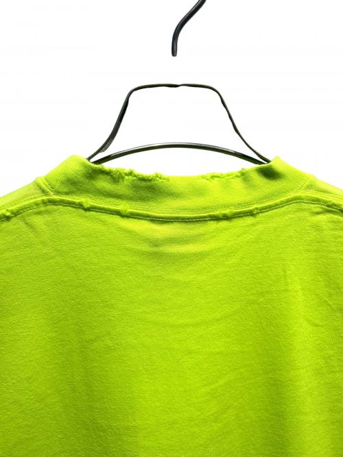 BALENCIAGA（バレンシアガ）BALENCIAGA (バレンシアガ) CAPS ルーズフィットTシャツ/651795 TNVL1 黄緑 サイズ:XSの古着・服飾アイテム