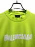 中古・古着 BALENCIAGA (バレンシアガ) CAPS ルーズフィットTシャツ/651795 TNVL1 黄緑 サイズ:XS：45000円