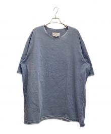 Maison Margiela（メゾンマルジェラ）の古着「Weathered コットンクルーネック」｜ネイビー