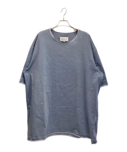 Maison Margiela（メゾンマルジェラ）Maison Margiela (メゾンマルジェラ) Weathered コットンクルーネック ネイビー サイズ:Ｍの古着・服飾アイテム
