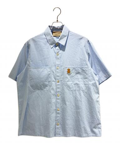 中古・古着通販】GUCCI (グッチ) ベアワッペンギンガムチェックシャツ