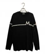 MONCLERモンクレール）の古着「LS T-Shirt」｜ブラック