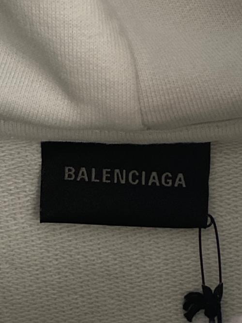BALENCIAGA（バレンシアガ）BALENCIAGA (バレンシアガ) WFP ロゴパーカー スカイブルー サイズ:XSの古着・服飾アイテム