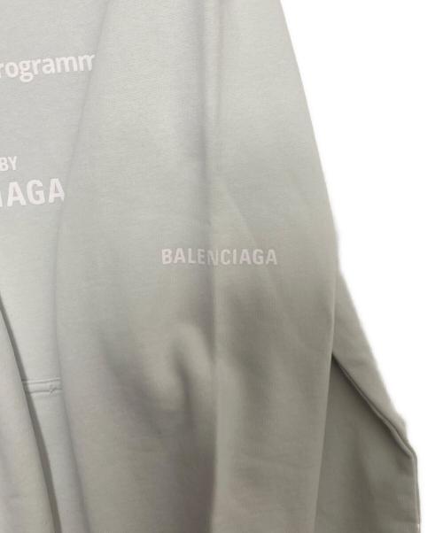 BALENCIAGA（バレンシアガ）BALENCIAGA (バレンシアガ) WFP ロゴパーカー スカイブルー サイズ:XSの古着・服飾アイテム