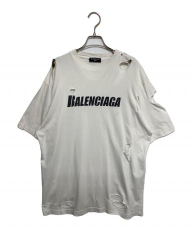 チ*ス様 【希少】BALENCIAGA デストロイ加工 ロングスリーブTシャツ チ*ス様 【希少】BALENCIAGA デストロイ加工 ロングスリーブTシャツ