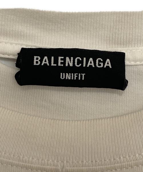 BALENCIAGA（バレンシアガ）BALENCIAGA (バレンシアガ) CAPS デストロイTシャツ ホワイト サイズ:XXSの古着・服飾アイテム