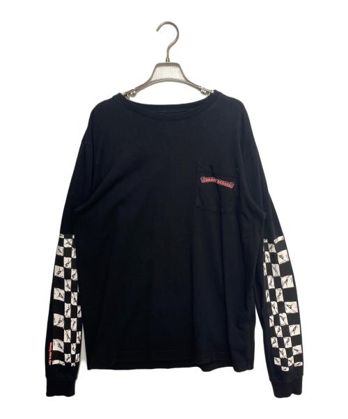 CHROME HEARTS（クロムハーツ）CHROME HEARTS (クロムハーツ) MATTY BOY PRETENSE L/S TEE ブラック サイズ:Lの古着・服飾アイテム