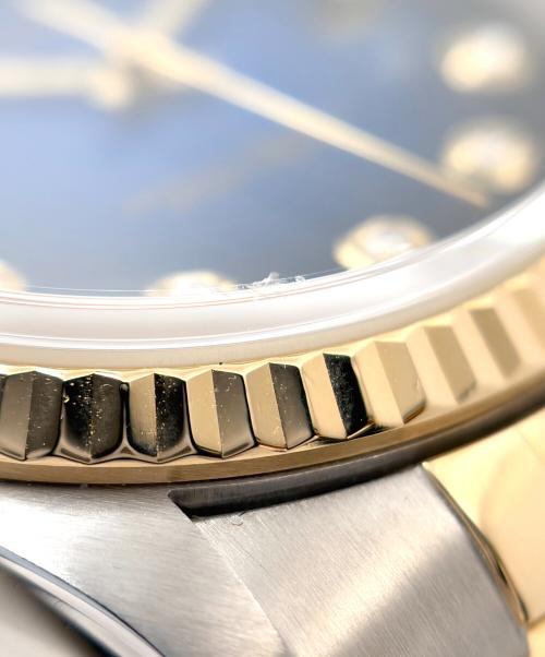 ROLEX（ロレックス）ROLEX (ロレックス) Datejust 36 デイトジャスト36 Ref.16233G 36mm ブルーグラデーション文字盤 10Pダイヤモンド ブルーグラデーション文字盤 サイズ:36mm/18cmの古着・服飾アイテム