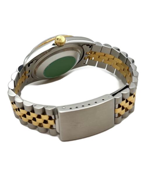 ROLEX（ロレックス）ROLEX (ロレックス) デイトジャスト36 10Pダイヤモンド 黒文字盤 サイズ:36mm/17cmの古着・服飾アイテム
