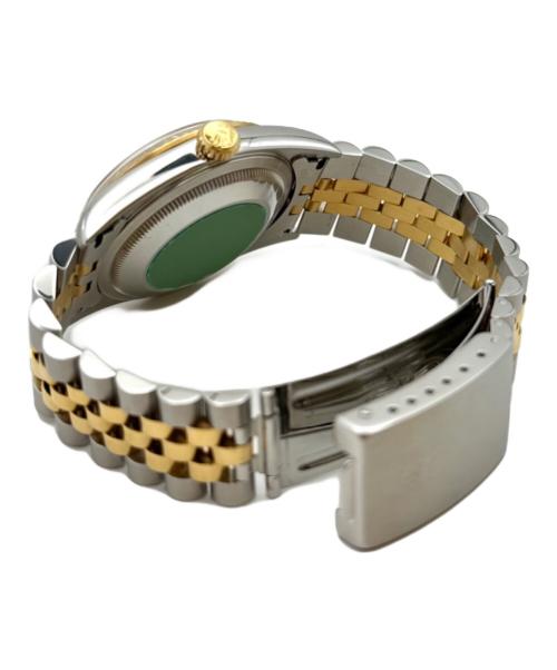 ROLEX（ロレックス）ROLEX (ロレックス) デイトジャスト36 10Pダイヤモンド 黒文字盤 サイズ:36mm/17cmの古着・服飾アイテム