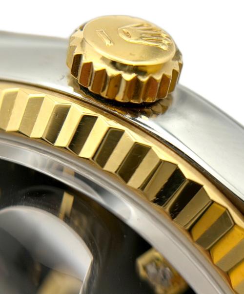 ROLEX（ロレックス）ROLEX (ロレックス) デイトジャスト36 10Pダイヤモンド 黒文字盤 サイズ:36mm/17cmの古着・服飾アイテム