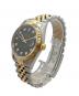 ROLEX (ロレックス) デイトジャスト36 10Pダイヤモンド 黒文字盤 サイズ:36mm/17cm：1350000円