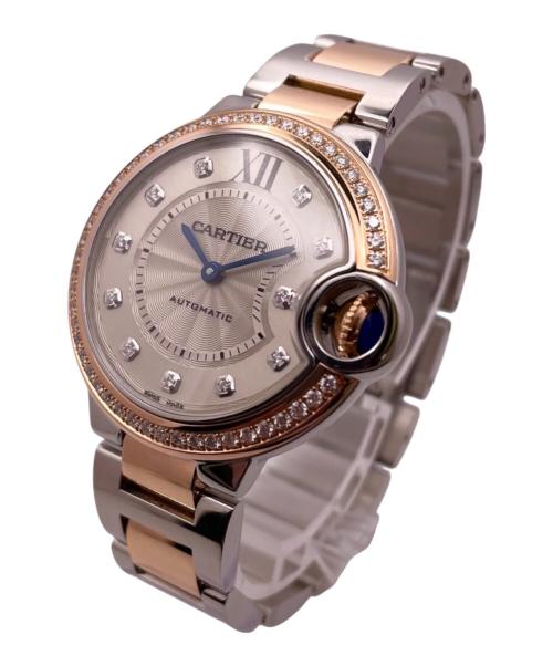 Cartier（カルティエ）Cartier (カルティエ) Ballon Bleu/バロンブルー/WE902077/シルバー文字盤 シルバー文字盤の古着・服飾アイテム