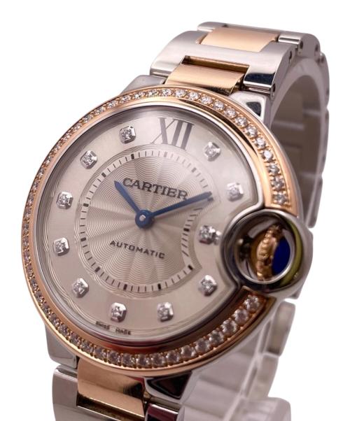 Cartier（カルティエ）Cartier (カルティエ) Ballon Bleu/バロンブルー/WE902077/シルバー文字盤 シルバー文字盤の古着・服飾アイテム