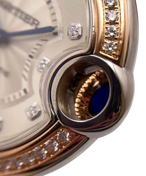Cartier（カルティエ）Cartier (カルティエ) Ballon Bleu/バロンブルー/WE902077/シルバー文字盤 シルバー文字盤の古着・服飾アイテム