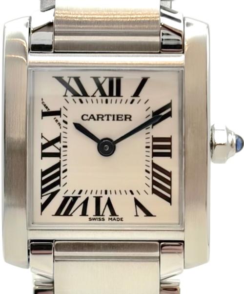 Cartier（カルティエ）Cartier (カルティエ) Tank Francaiseタンク フランセーズ SM/Ref:W51008Q3  サイズ:SM/25mm/15.5cmの古着・服飾アイテム