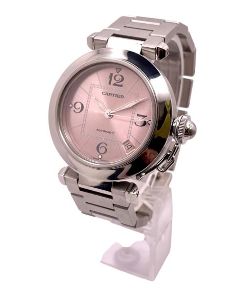 Cartier（カルティエ）Cartier (カルティエ) Pasha C/パシャC/W31075M7/ピンク文字盤 ピンク文字盤の古着・服飾アイテム
