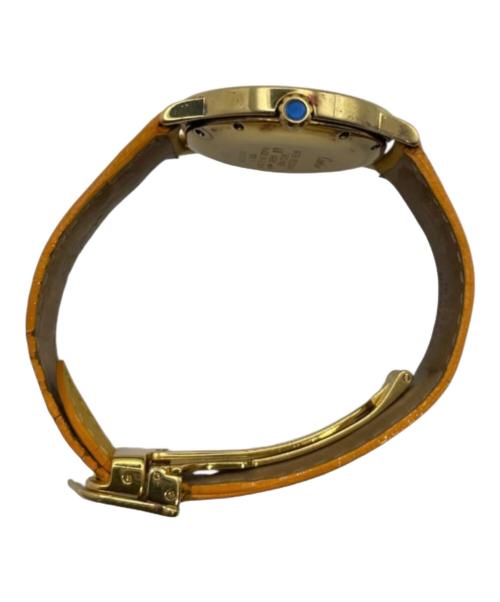 Cartier（カルティエ）Cartier (カルティエ) MUST DE CARTIER RONDE/マストドゥカルティエロンド Ref.W1006922 アイボリー文字盤 白文字盤の古着・服飾アイテム